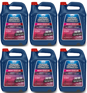 6x Ultimate Protection for Asian Vehicle Engines | 50/50 Pre-Diluted Engine Coolant | 1 Gallon Jug 6x Ultimate Protection for Asian Vehicle Engines | 50/50 Pre-Diluted Engine Coolant | 1 Gallon Jug