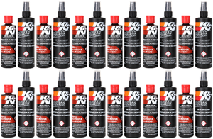 12x K & N Air Filter Cleaner Kit | Restore Efficiency, Pump Bottle Cleaner, Squeeze Bottle Oil