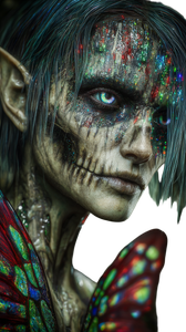 Dark Fantasy Fairy V2 Vinyl Car Decal Sticker – Waterproof & UV-Resistant 9.706666666666667"