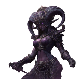Slaanesh Dämonette V2 Vinyl Car Decal Sticker – Waterproof & UV-Resistant 3.4133333333333336"