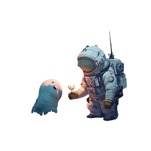 Friendly Alien Encounter V3 Vinyl Car Decal Sticker – Waterproof & UV-Resistant 3.4133333333333336"