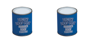 2x Heng's Industries White Roof Coating Quart | For Rubber Roofs, Seams, Tears, Vents, AC | UV Resistant 2x Heng's Industries White Roof Coating Quart | For Rubber Roofs, Seams, Tears, Vents, AC | UV Resistant