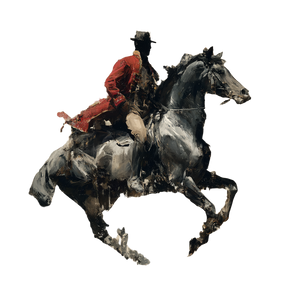Majestic Horse Rider V2 Vinyl Car Decal Sticker – Waterproof & UV-Resistant 3.4133333333333336"