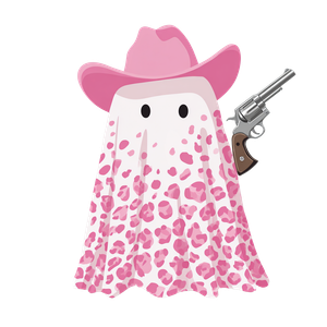 Pink Cowboy Ghost V2 Vinyl Car Decal Sticker – Waterproof & UV-Resistant 3.4133333333333336"
