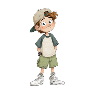 Cartoon Disney Boy Vinyl Car Decal Sticker – Waterproof & UV-Resistant 3.4133333333333336"