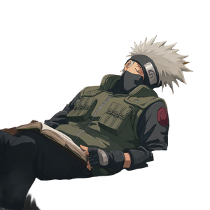 Kakashi Sleeping Vinyl Car Decal Sticker – Waterproof & UV-Resistant 3.4133333333333336"