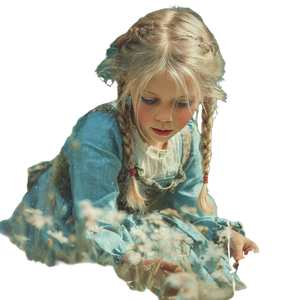 Fairy Tale Girl V7 Vinyl Car Decal Sticker – Waterproof & UV-Resistant 3.4133333333333336"