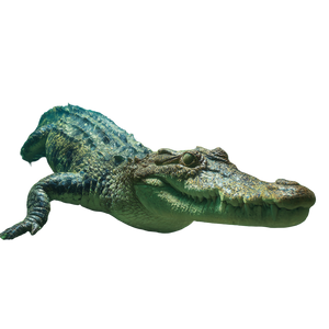 Green Crocodile V2 Vinyl Car Decal Sticker – Waterproof & UV-Resistant 3.4133333333333336"