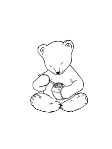 Bear Cub Tattoo V2 Vinyl Car Decal Sticker – Waterproof & UV-Resistant 8.213333333333333"
