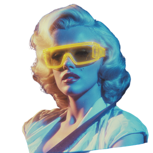 Retro Marilyn Monroe V5 Vinyl Car Decal Sticker – Waterproof & UV-Resistant 3.4133333333333336"