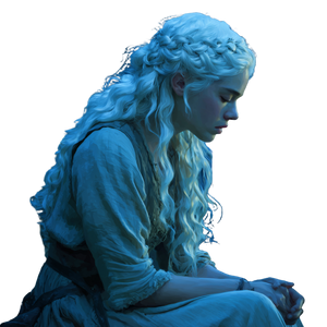 Moonlit Targaryen Contemplation Vinyl Car Decal Sticker – Waterproof & UV-Resistant 3.4133333333333336"