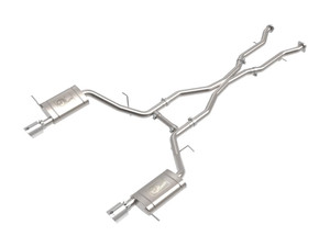 Aggressive Sound | AFE Cat-Back Exhaust System Kit | Stainless Steel | Dual Exit Aggressive Sound | AFE Cat-Back Exhaust System Kit | Stainless Steel | Dual Exit