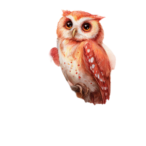 Whimsical Autumn Owlet V3 Vinyl Car Decal Sticker – Waterproof & UV-Resistant 3.4133333333333336"