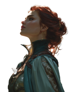Fantasy Woman Portrait V21 Vinyl Car Decal Sticker – Waterproof & UV-Resistant 8.426666666666666"