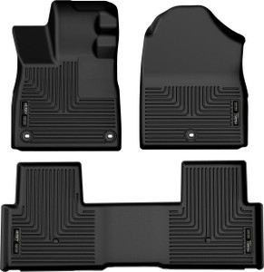 Husky Liner Floor Liners | WeatherBeater | Molded Fit | Raised Ridge | Black | USA Made