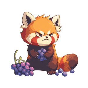 Angry Red Panda Vinyl Car Decal Sticker – Waterproof & UV-Resistant 3.4133333333333336" Angry Red Panda Vinyl Car Decal Sticker – Waterproof & UV-Resistant 3.4133333333333336"