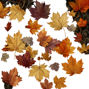 Autumn Maple Leaves V2 Vinyl Car Decal Sticker – Waterproof & UV-Resistant 6.826666666666667"