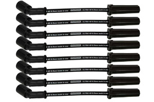 Upgrade Your GM LS/ LT: Moroso Ultra 40 Spark Plug Wires | 8.5mm Silicone | Spiral Conductor | Black Boots Upgrade Your GM LS/ LT: Moroso Ultra 40 Spark Plug Wires | 8.5mm Silicone | Spiral Conductor | Black Boots