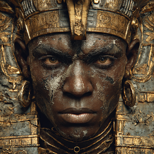 African Imhotep V2 Vinyl Car Decal Sticker – Waterproof & UV-Resistant 3.4133333333333336"
