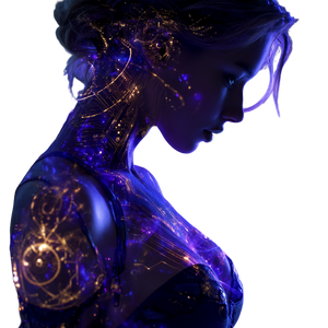 Ethereal Digital Entity V2 Vinyl Car Decal Sticker – Waterproof & UV-Resistant 6.826666666666667"