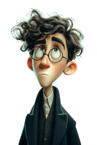 Harry Potter Cartoon V4 Vinyl Car Decal Sticker – Waterproof & UV-Resistant 8.96"