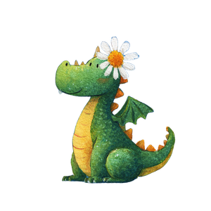 Cute Peace Dragon Vinyl Car Decal Sticker – Waterproof & UV-Resistant 3.4133333333333336"