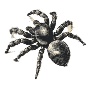 Jumping Spider Tattoo V2 Vinyl Car Decal Sticker – Waterproof & UV-Resistant 3.4133333333333336"