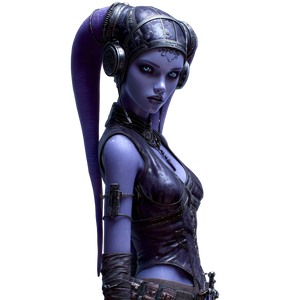 Purple Twi'Lek V2 Vinyl Car Decal Sticker – Waterproof & UV-Resistant 3.4133333333333336"