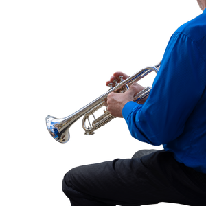 Brass Band Musician Vinyl Car Decal Sticker – Waterproof & UV-Resistant 3.4133333333333336"