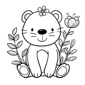Kids Coloring Page V2 Vinyl Car Decal Sticker – Waterproof & UV-Resistant 6.826666666666667"