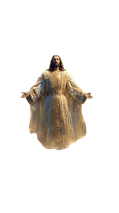 Divine King Jesus V3 Vinyl Car Decal Sticker – Waterproof & UV-Resistant 9.706666666666667"