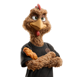 Chicken Mascot V4 Vinyl Car Decal Sticker – Waterproof & UV-Resistant 6.826666666666667"