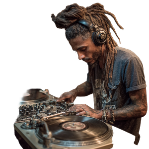Dreadlocked Dj V2 Vinyl Car Decal Sticker – Waterproof & UV-Resistant 6.826666666666667"