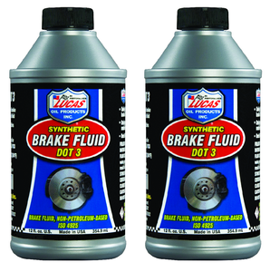 2x Lucas Oil Brake Fluid | DOT 3 Glycol Ether-based | Rust Protection | Lubricity