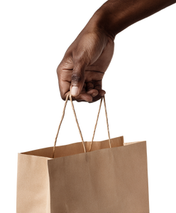 Hand Holding Bag V4 Vinyl Car Decal Sticker – Waterproof & UV-Resistant 8.0"