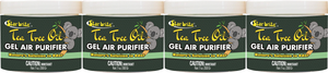 4x Star Brite Odor Absorber 096504 Free Standing Tub; Australian Melalecua Tea Tree Oil; 4 Ounce; Single; With US Label