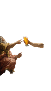 Divine Beer Creation Vinyl Car Decal Sticker – Waterproof & UV-Resistant 9.706666666666667"