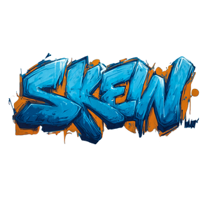 Graffiti Skew Vinyl Car Decal Sticker – Waterproof & UV-Resistant 3.4133333333333336"