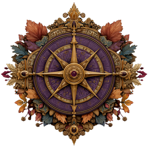 Compass Rose V2 Vinyl Car Decal Sticker – Waterproof & UV-Resistant 3.4133333333333336"