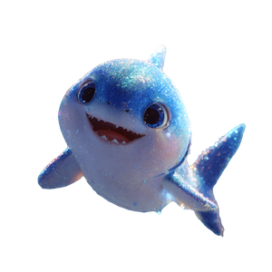 Adorable Baby Shark Vinyl Car Decal Sticker – Waterproof & UV-Resistant 3.4133333333333336"