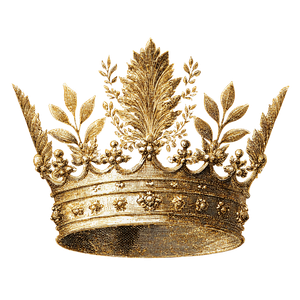 Golden Crown Illustration Vinyl Car Decal Sticker – Waterproof & UV-Resistant 6.826666666666667"
