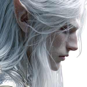Androgynous Elf Demigod Vinyl Car Decal Sticker – Waterproof & UV-Resistant 3.4133333333333336"