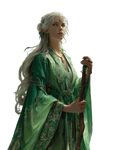 Elven Nature Priestess Vinyl Car Decal Sticker – Waterproof & UV-Resistant 8.213333333333333" Elven Nature Priestess Vinyl Car Decal Sticker – Waterproof & UV-Resistant 8.213333333333333"