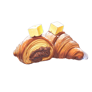 Chocolate Croissant Illustration Vinyl Car Decal Sticker – Waterproof & UV-Resistant 6.826666666666667" Chocolate Croissant Illustration Vinyl Car Decal Sticker – Waterproof & UV-Resistant 6.826666666666667"