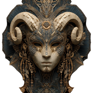 Futuristic Inka Goddess Vinyl Car Decal Sticker – Waterproof & UV-Resistant 6.826666666666667"