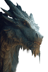 Ice Dragon V8 Vinyl Car Decal Sticker – Waterproof & UV-Resistant 8.96"