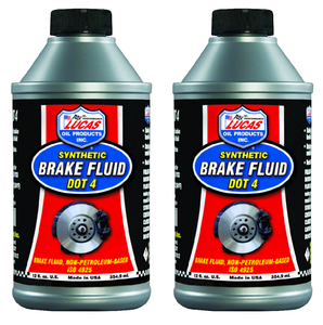 2x Lucas Oil Glycol Ether Brake Fluid | Prevent Seal Issues, Rust Protection | 12oz