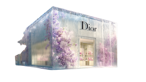 Glass Dior Boutique Vinyl Car Decal Sticker – Waterproof & UV-Resistant 2.72"