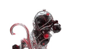 Biomechanical Sculpture V2 Vinyl Car Decal Sticker – Waterproof & UV-Resistant 2.72"
