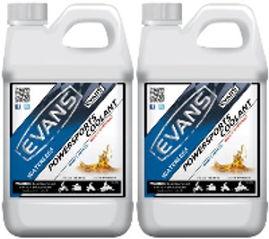2x Evans Waterless Engine Coolant | Powerful, Waterless 0.5 Gallon Jug | For MX, Trail, Enduro, Street Bikes & More!